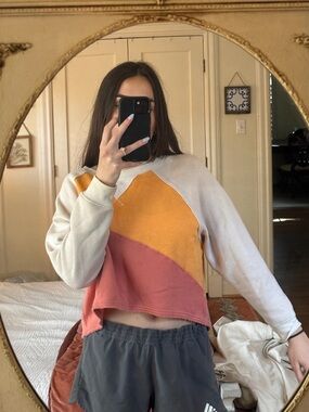 FP Movement Cropped Colorblock Sweatshirt